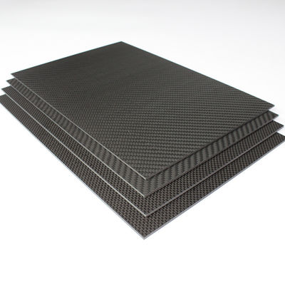 Epoxy Resin Laminate Carbon Fiber Sheets 3K With Fiber Pattern