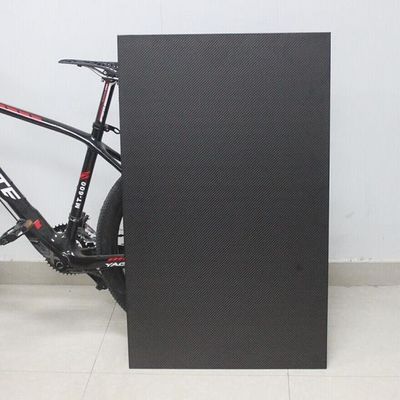 600*1000mm High Strength 3K Plain Glossy Carbon Fiber Sheet