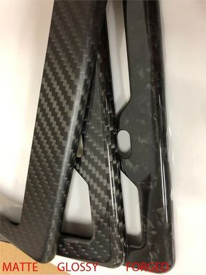 100 Carbon Fiber License Plate Frame With Cover